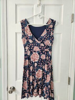 Women's Floral Reversible Dress - LOFT Outlet - Size XS